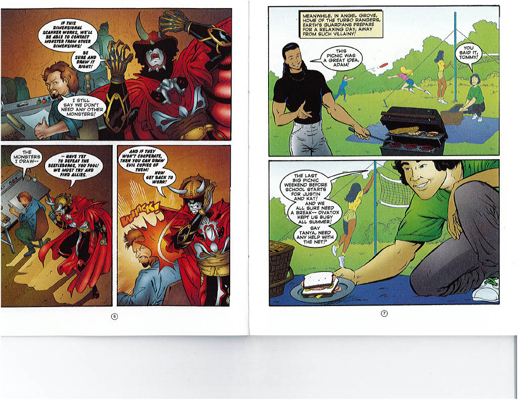 Power Rangers Turbo VS Beetleborgs Metallix Comic Book — Project